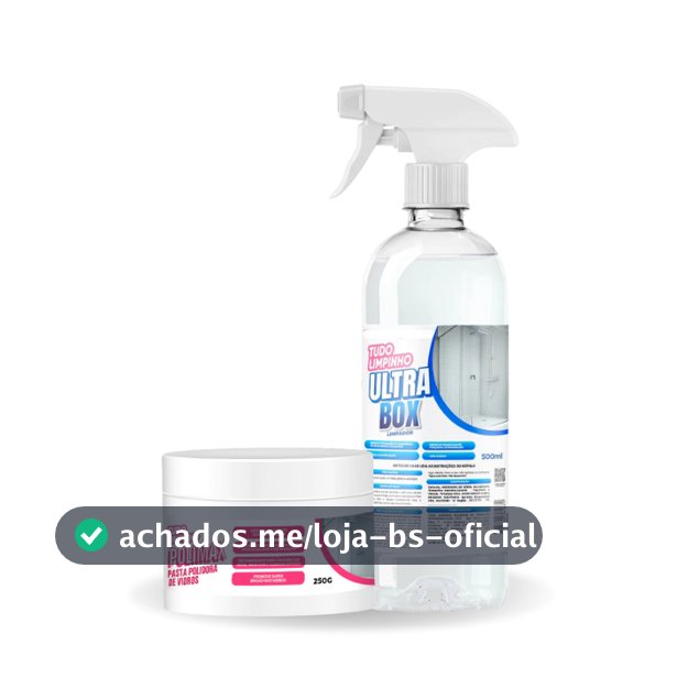 KIT ULTRA BOX + POLIMAX MANUTENÇÃO E POLIMENTO TUDO LIMPINHO