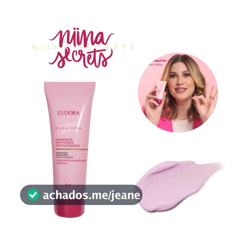 Hidratante Matificante Antioleosidade Niina Skin 40g