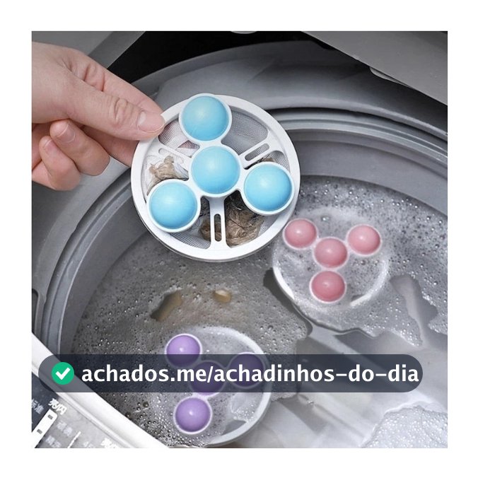 1-5 Filtro Coletor de Pelos Fiapos Flutuante Para Máquina de Lavar Roupa Reutilizável