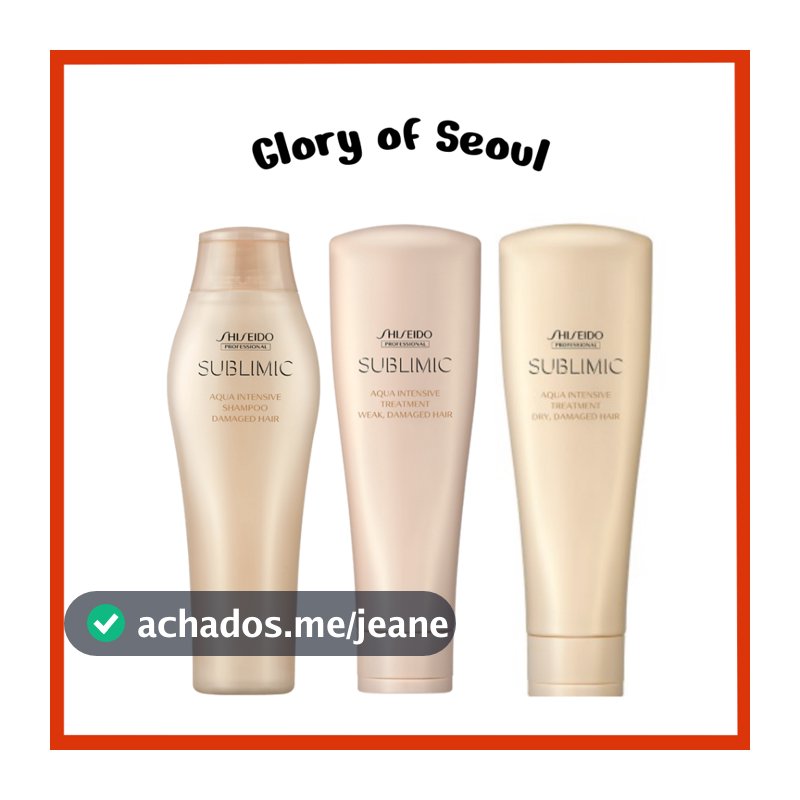 [New] SHISEIDO Professional Sublimic Aqua Intensive Shampoo / Treatment  250ml, 3TYPES