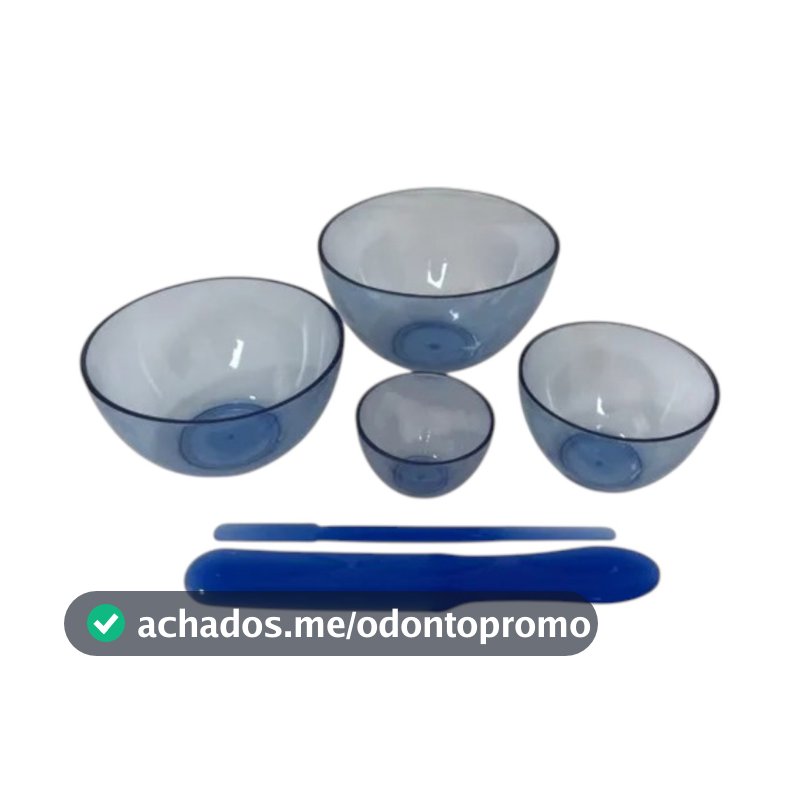 Kit 4 Cubetas Maleáveis PVC 2 Espátulas Multiuso Cremes Ceras Tratamentos Estética Clínica Estek