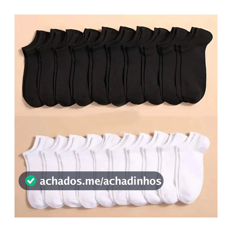 Kit 3/6/12/18 Pares de Meias Soquete Cano Curto Masculina Feminina Unissex varejo
