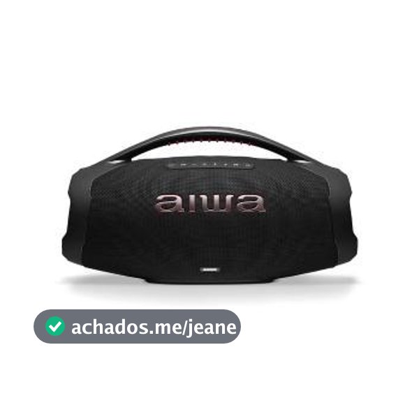 Caixa De Som Aiwa Boombox Bt 200W Preto Aws-Bbs-01-B 4899-01