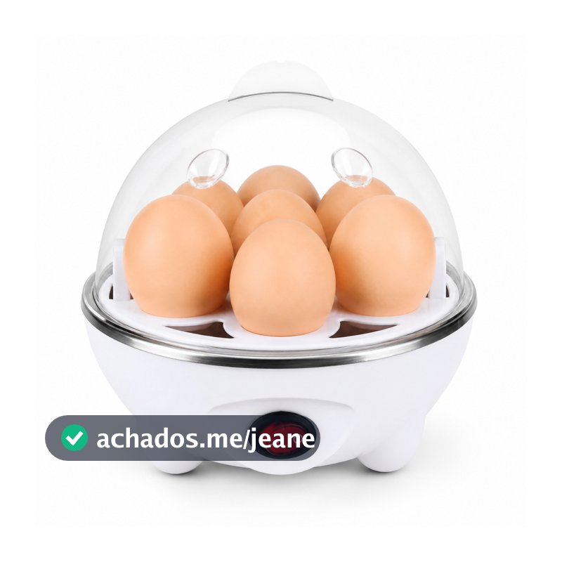 Cozedor Aquecedor Portátil para até 7 Ovos Elétrico 220V Prático Cozinha