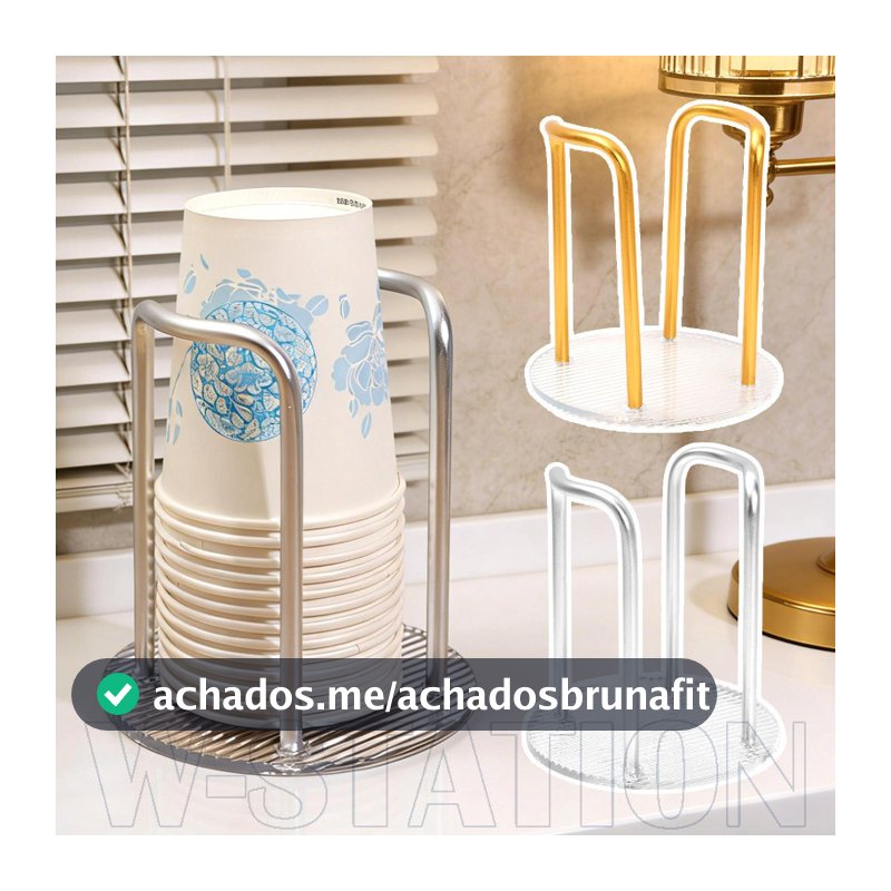 Suporte Para Copos De Luxo De Mesa De 2/1 Unidade-Organizador Doméstico-Café De Cozinha-Selecionador De Papel Descartáve