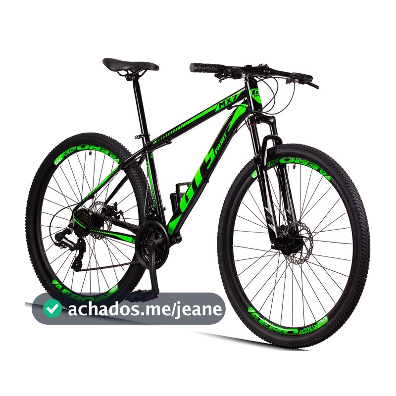 Bicicleta  Aro 29 GT Sprint MX7 21V index Freio Disco Alumínio Suspensão Aero MTB