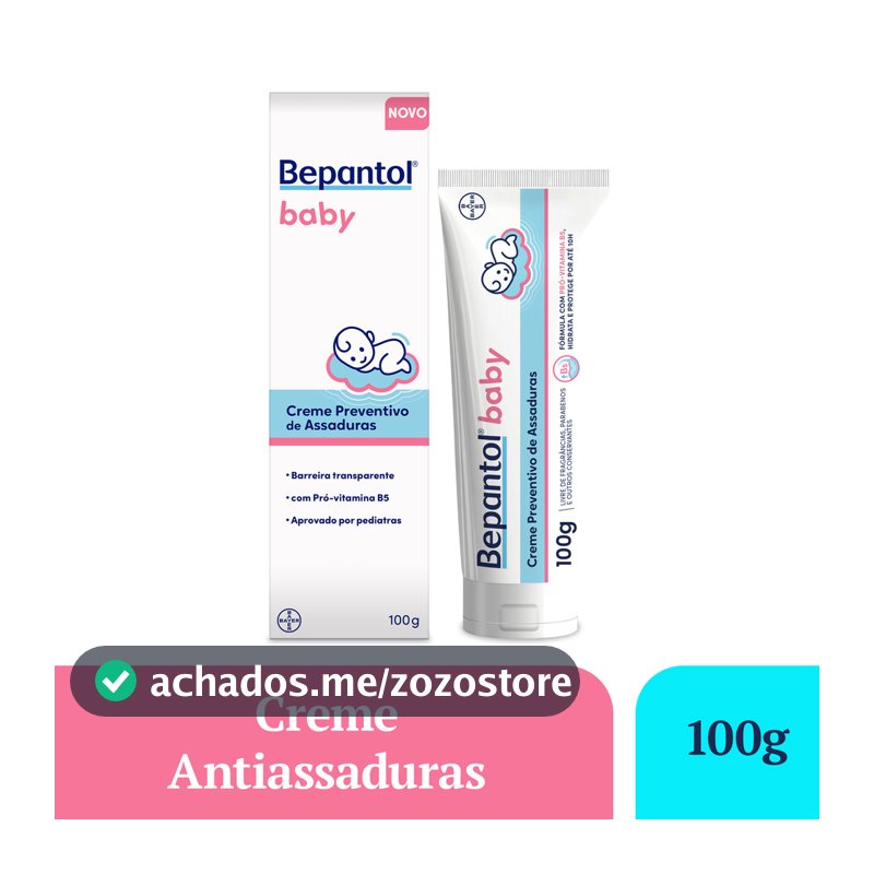 Creme Pomada de Assadura Lanolina e Vit B5 100g Bepantol