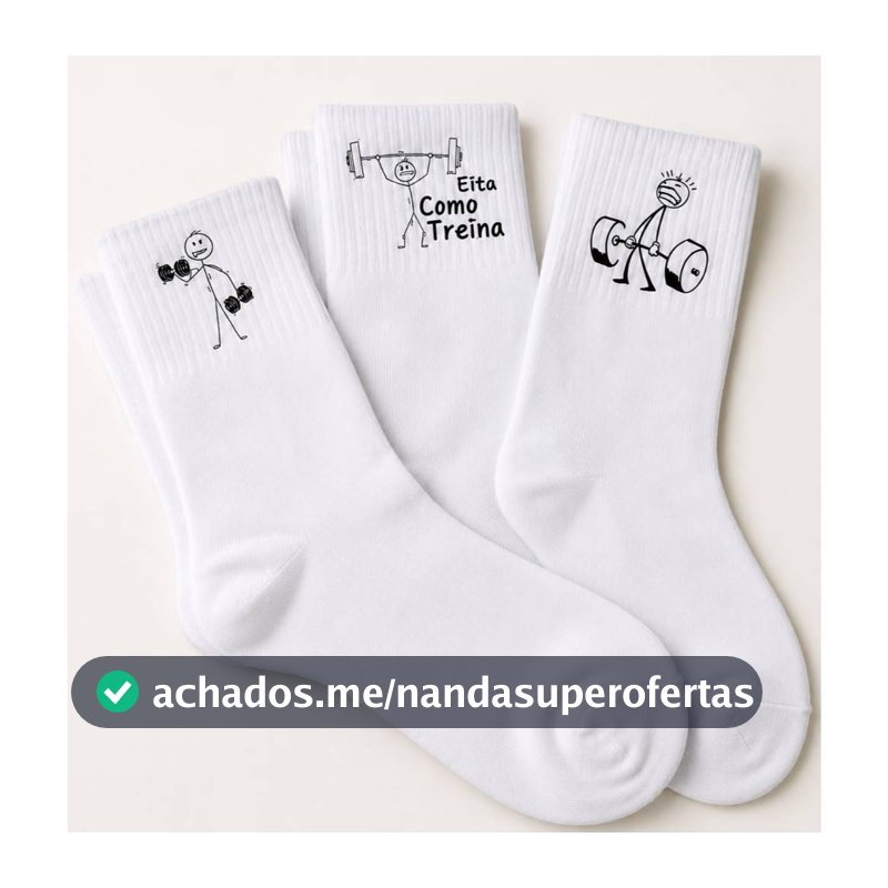 Kit Meias Maromba Academia Esporte Fitness