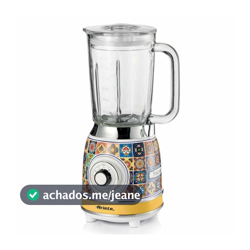 Liquidificador com Copo de Vidro de 1,5 litros e 1000W / Positano - Ariete