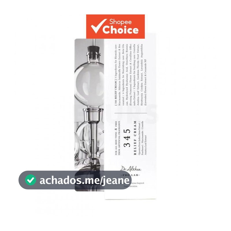Dr.Althea 345 Alívio Creme 50ML Antioxidante Redução dos Poros Leve Duradouro Hidratante Suavizante Essência Bruma 147