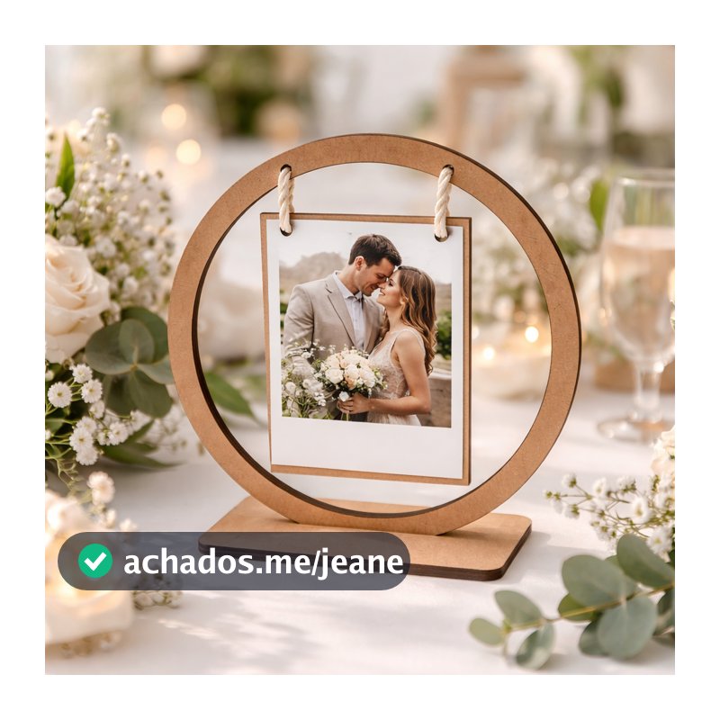 50 Arranjo de Mesa para Casamento Porta Retrato Decorativo Lembrança de Festa Formatura Aniversario Lembrancinha em MDF