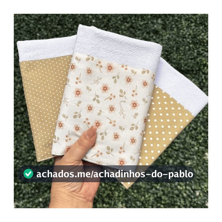 Trio Pano de Prato Seleção Caqui  100% algodão Alta Absorção