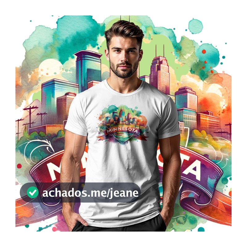 Camiseta blusa EUA USA Estados Unidos Minnesota 25b