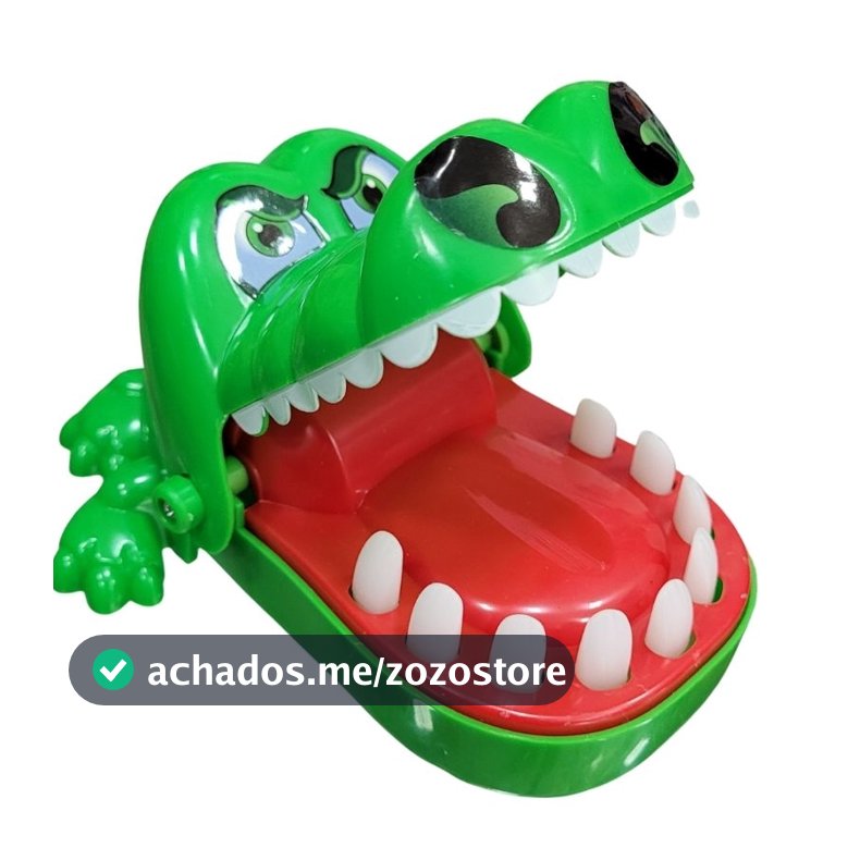 Brinquedo Crocodilo Engraçado Boca Jogo Dentista Mordida Dedo Jacaré Roleta Jogo Brinquedo