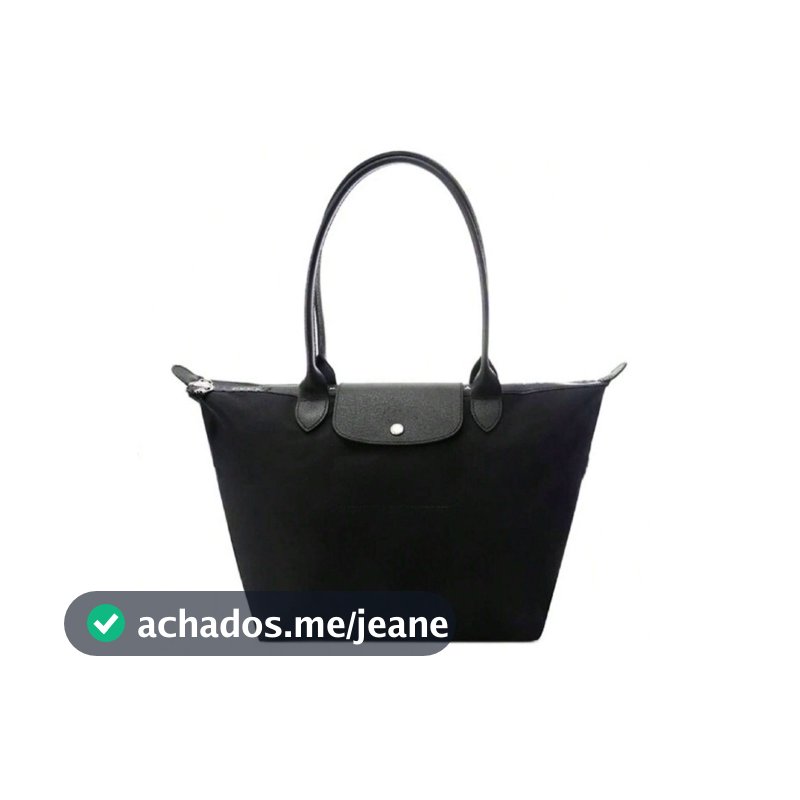Bolsa Feminina Tote Dobrável Grande Espaçosa Com Alça de Mão e Ombro Vira Carteira