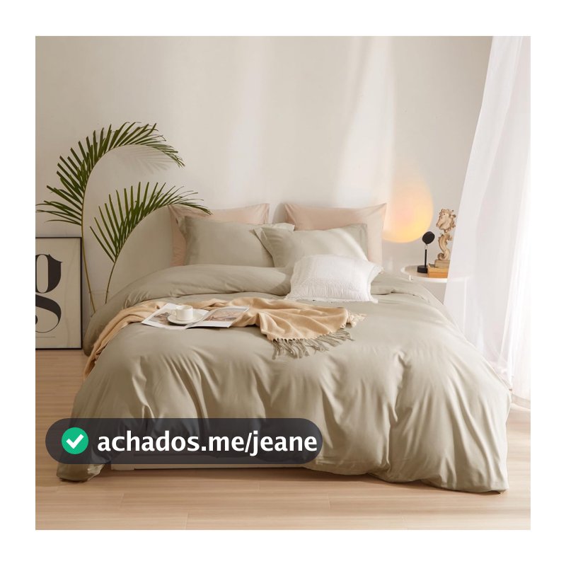 Capa Duvet Edredom Super King 2,90 x 2,50 + FRONHAS Cover 400 Fios Confort Liso e Estampado