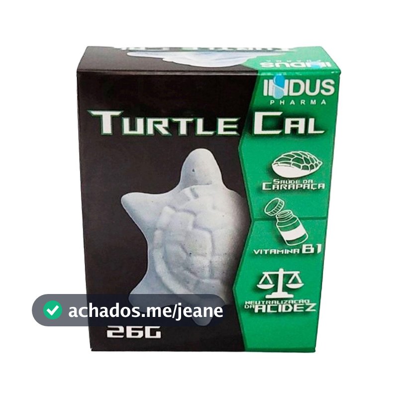 Induspharma Turtle Cal 26g Suplemento de Cálcio Tartaruga