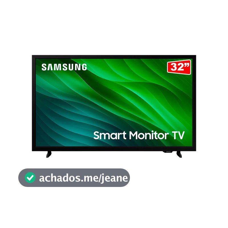 Smart TV Samsung 32" HD Tizen HDR Wi-Fi HDMI Bivolt Preta