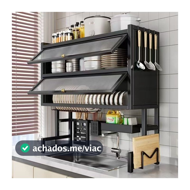 85cm Escorredor De Louça Suspenso Boutique   Kitchen Rack Aço Inoxidável Organizador Louça  Qualidade Pra Cozinha