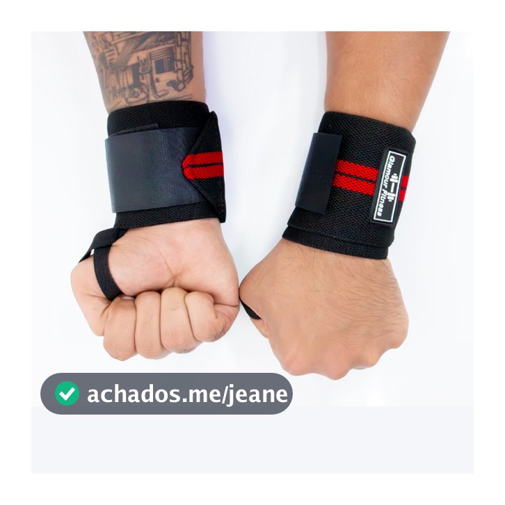 02 Munhequeiras Protetoras De Punho Fitness academia crossfit