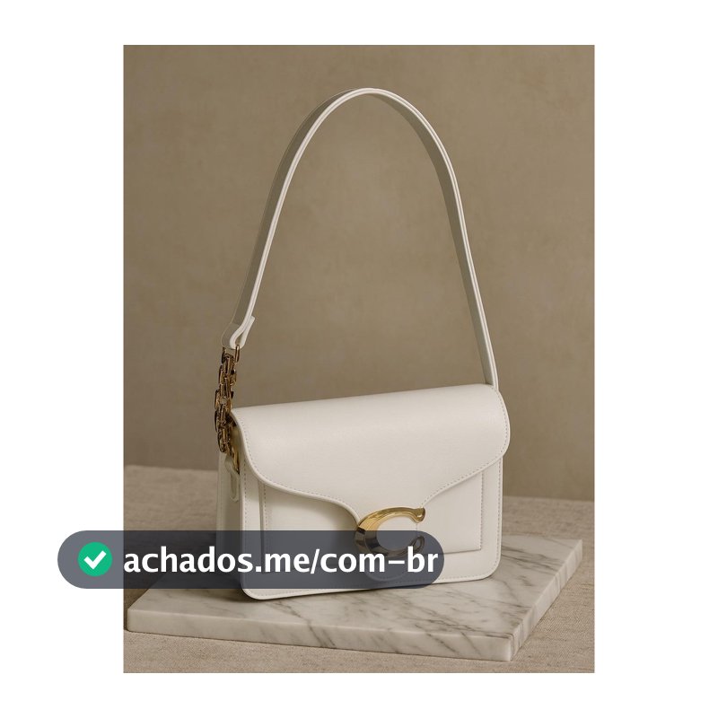 Bolsa Feminana C Carmen Com Ferragem Plastico e Alca de Ombro