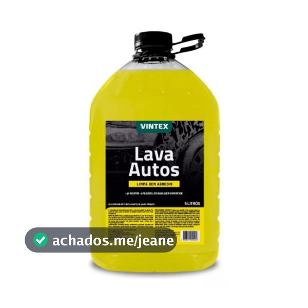 Lava Autos 5L Shampoo Automotivo Ph Neutro Vintex Vonixx