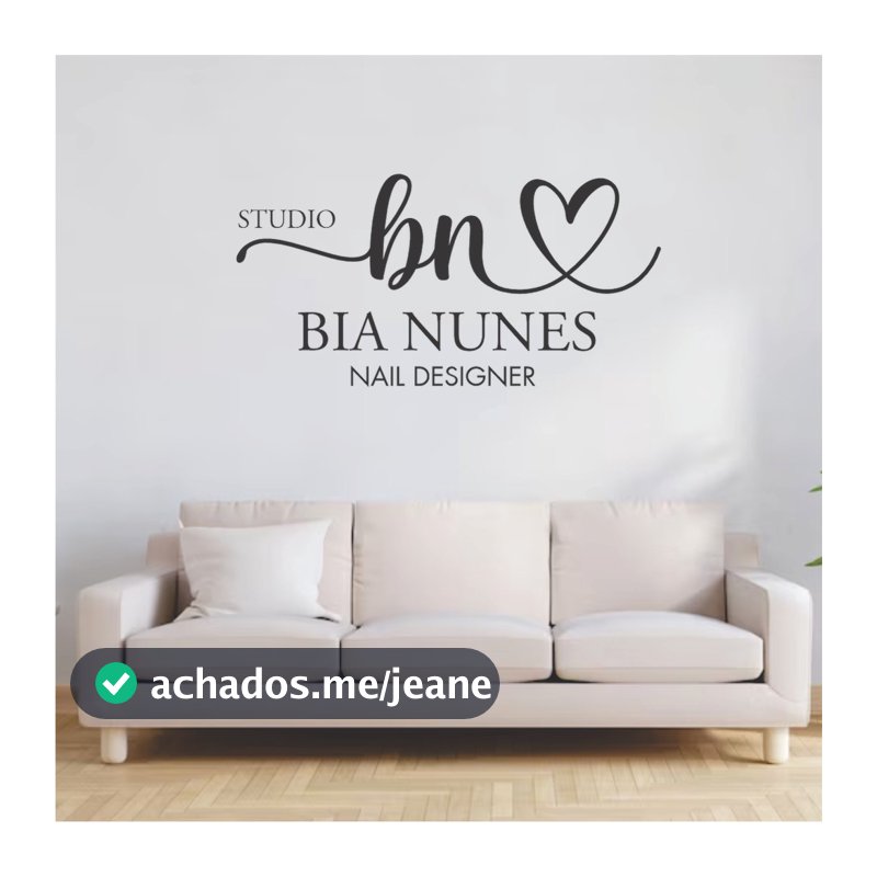 adesivo de parede personalizado logo salão de beleza manicure sobrancelhas cílios micropigmentação  16