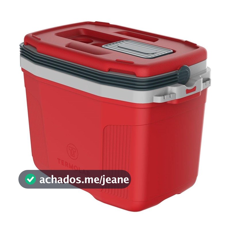Caixa Térmica Termolar 32 Litros Vermelho