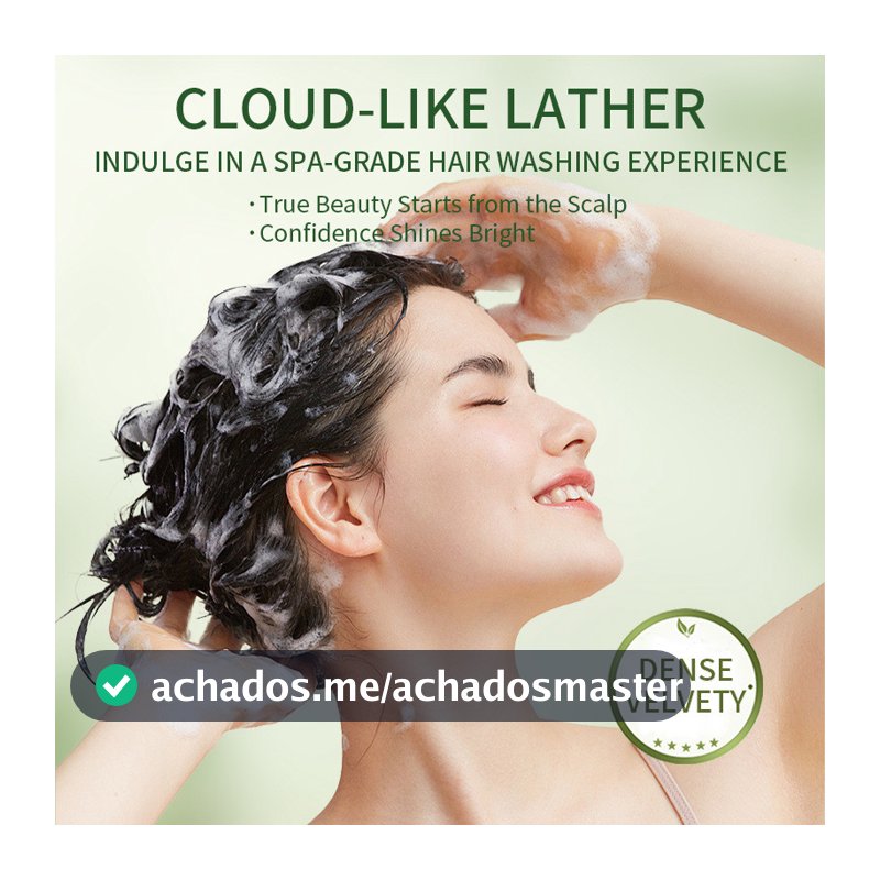 Usmamgras Side Cypress Leaf Shampoo Sabonete Shampoo Fofo Polygonum Multiflorum Shampoo Botânico de Ervas Sabonete 9.18
