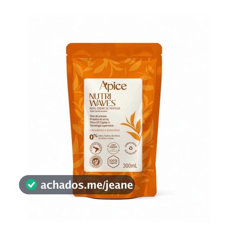 Creme de Pentear Nutri Waves Refil 300ml  Ápice