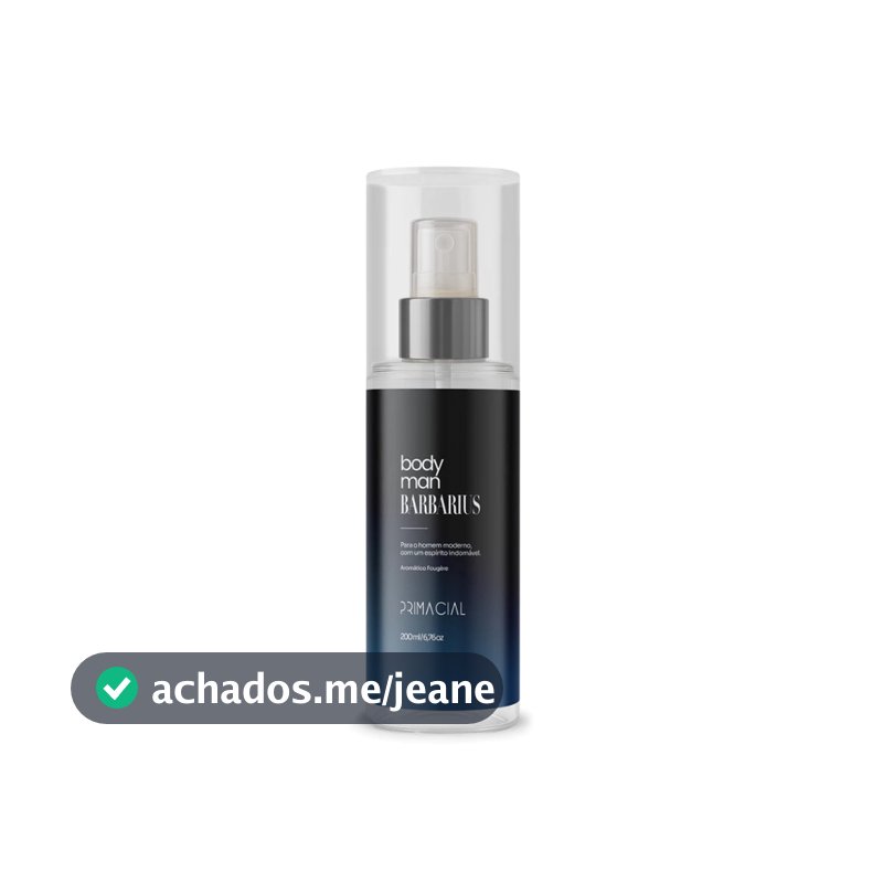 Body Splash Masculino Barbour's Primacial 200ml -  Perfume Corporal
