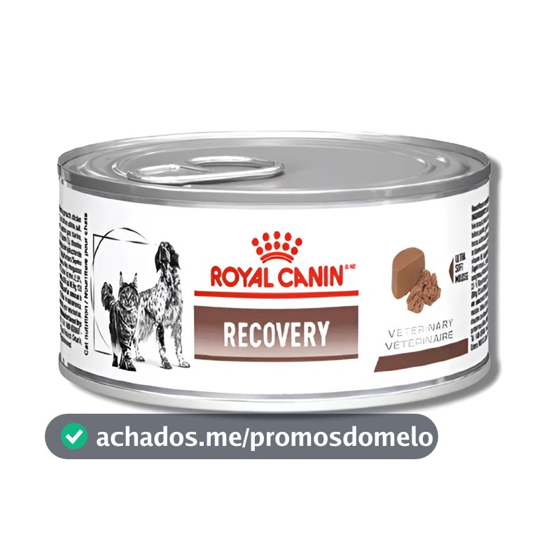 Ração Royal Canin Veterinary Recovery Lata Cães E Gatos 195g