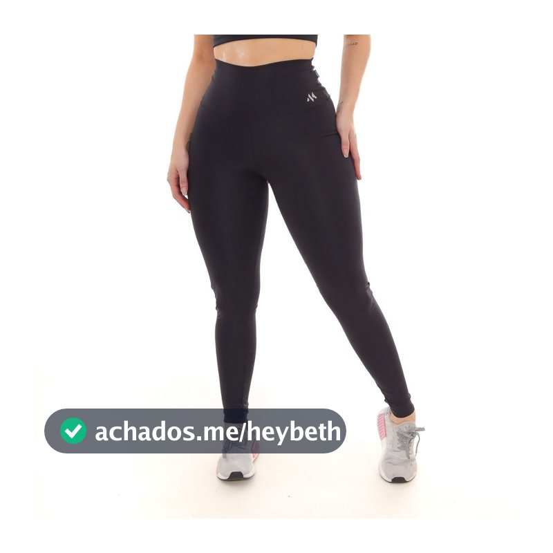 Calça Legging Feminina Zero Transparencia Blackout