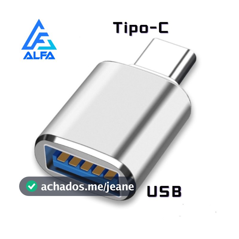 Adaptador Conector Tipo C para USB 3.0 OTG Conversor Macho USB-C Adaptador de Sincronização-de Dados