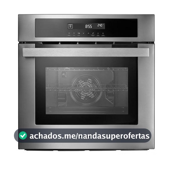 Forno Elétrico de Embutir Panasonic com 80 Litros de Capacidade, Grill e Painel Easy touch Aço - HL-CX668SRPK