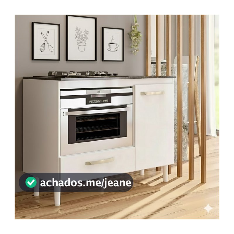 Balcão para Cooktop 4 Bocas e Forno T&T - Cores