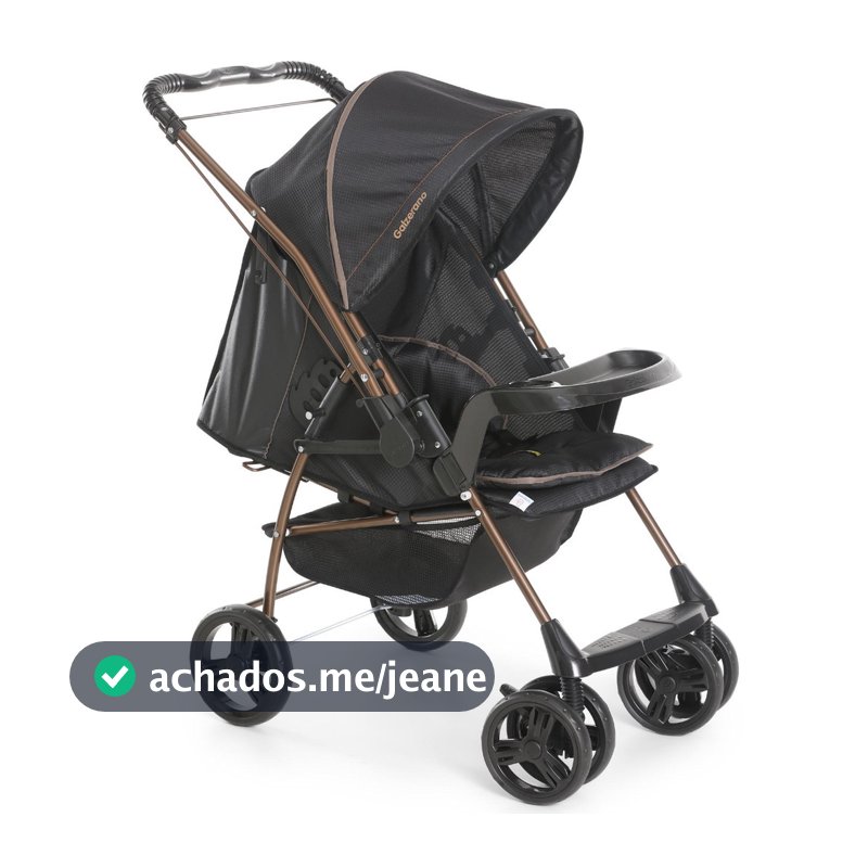 Carrinho de Bebê Milano Reversível Galzerano Berço Passeio