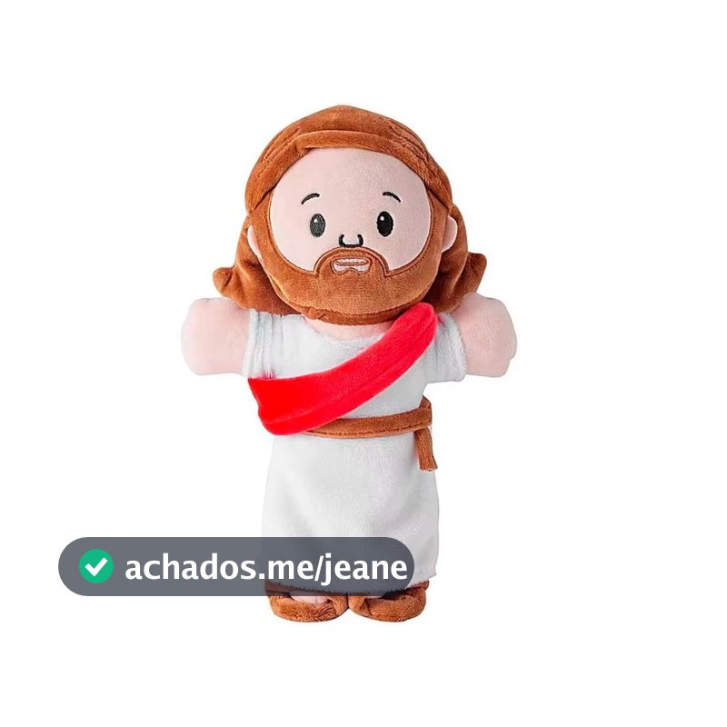 Pelúcia Jesus Infantil 25cm | Boneco de Pelúcia Macio | Presente Religioso Cristão | Decoração Quarto