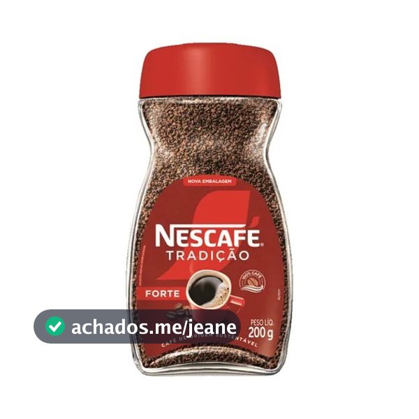 Café Solúvel Granulado Forte Tradição Vidro 200g Nescafé