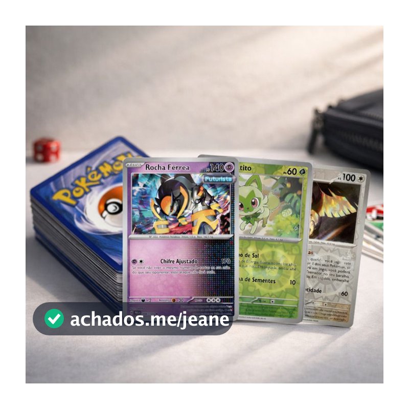 Cartas Pokémon TCG Originais Copag Kit com 20 ou 50 + Cartas Brilhantes Sortidas Sem Cards Repetidos