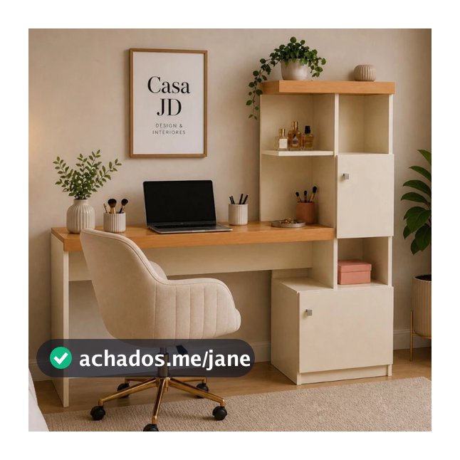 Escrivaninha Star Moderna Mesa para Estudos Home Office Quarto