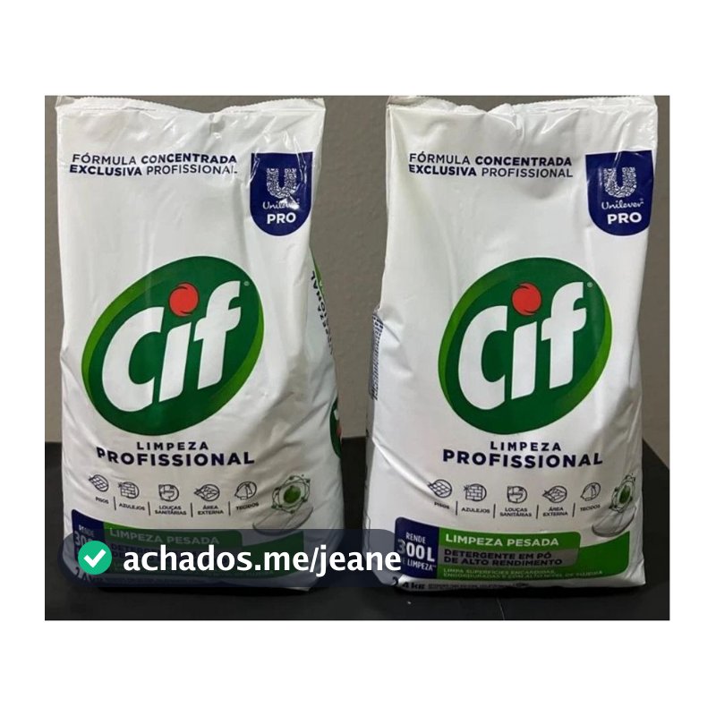 02 CIF EM PÓ LIMPEZA PESADA 2,4 KG