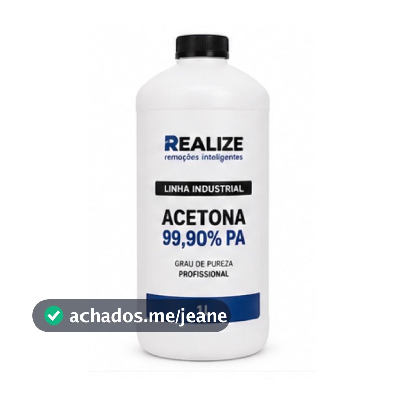 Removedor de Tintas e Esmaltes - Acetona 99,99% pura PA.