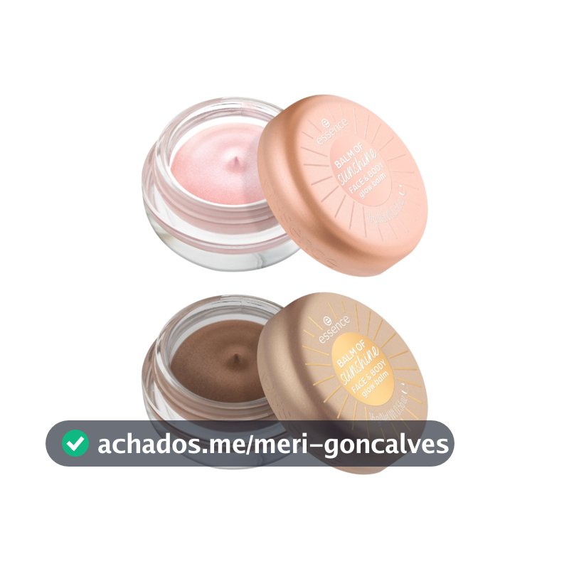 KIT 2 Balm Iluminador Rosto e Corpo Sunshine Glow essence