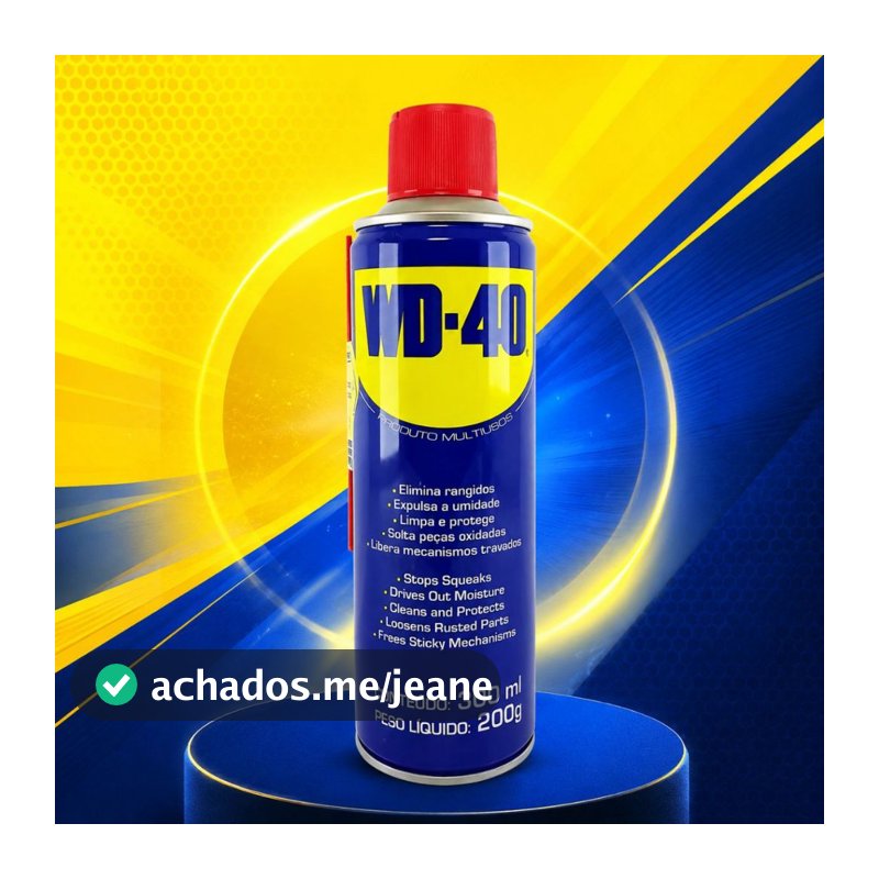 WD40 Desengripante 300ml Multiuso Spray Óleo Lubrificante