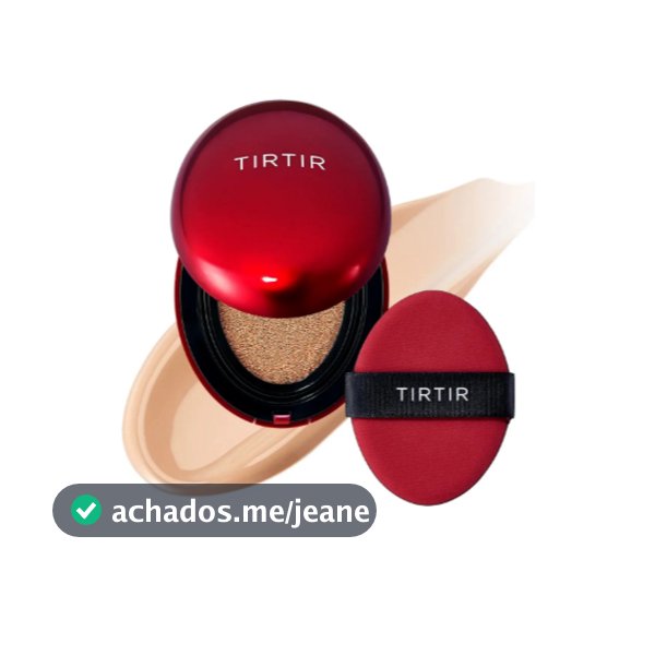 Base Cushion Tirtir Mask Fit Red Cushion 18g 24N Latte Alta Cobertura Acabamento Semimate K-Beauty