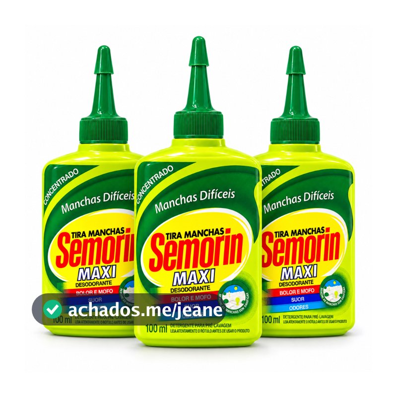 Semorin Tira Manchas De Bolor Mofo Maxi 3 Unidades 100ml