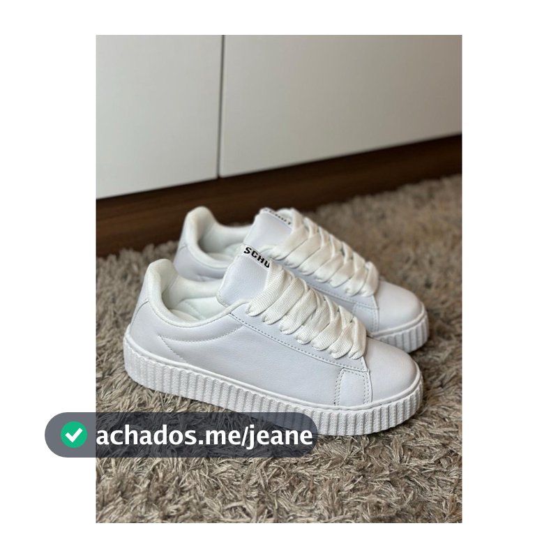 Tênis Branco Sola Alta Feminino Confortável Casual Estiloso Do 34 Ao 43 Super Macio e Leve