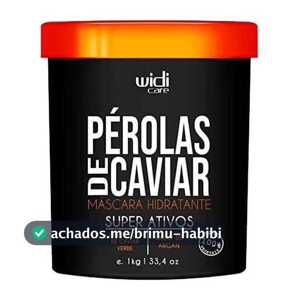 Máscara Hidratante Pérolas de Caviar Hidratante 1kg Widi Care