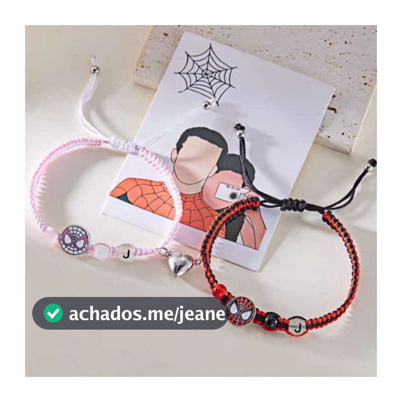 Venda quente novo estilo rosa/branco, vermelho/preto, pulseira de casal estilo magnético, presente ajustável
